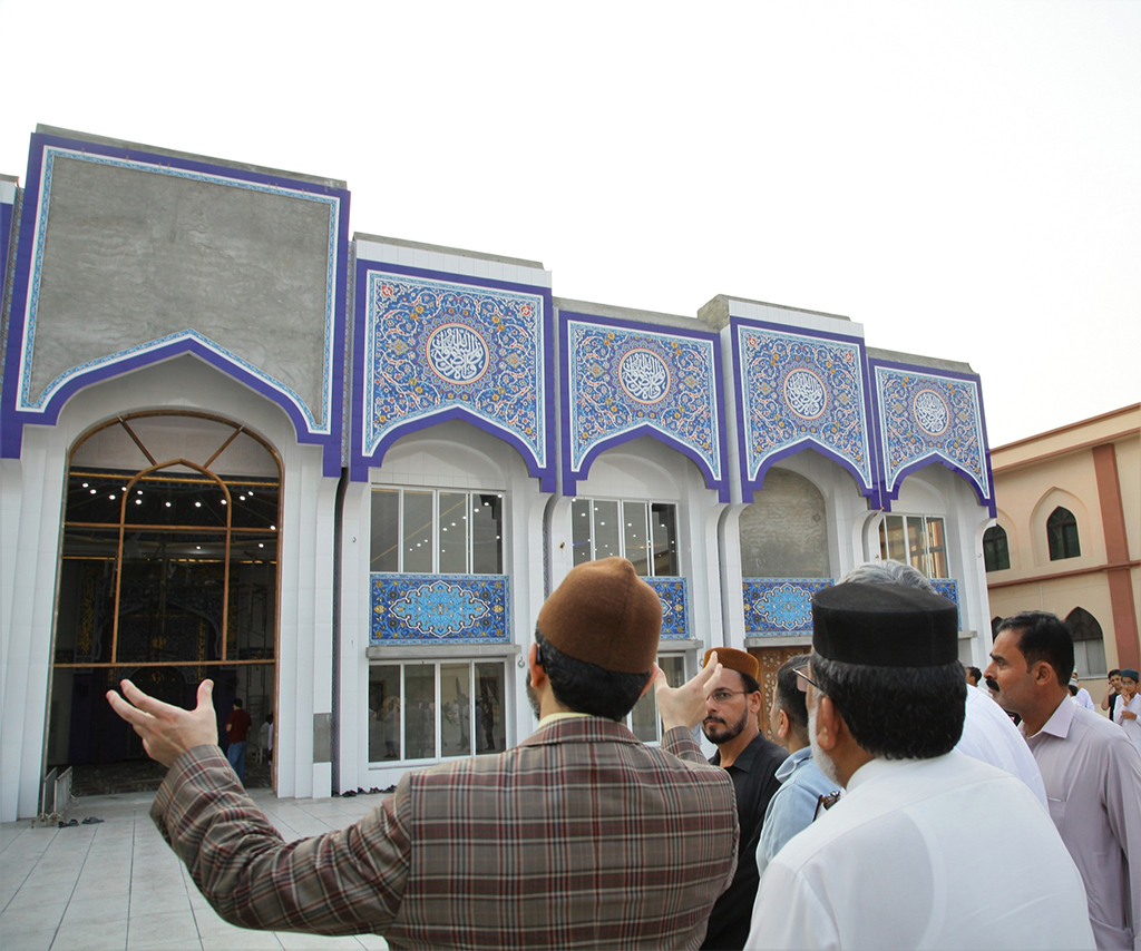 Dr Hassan Qadri Visits Jamia Alminhaj Township