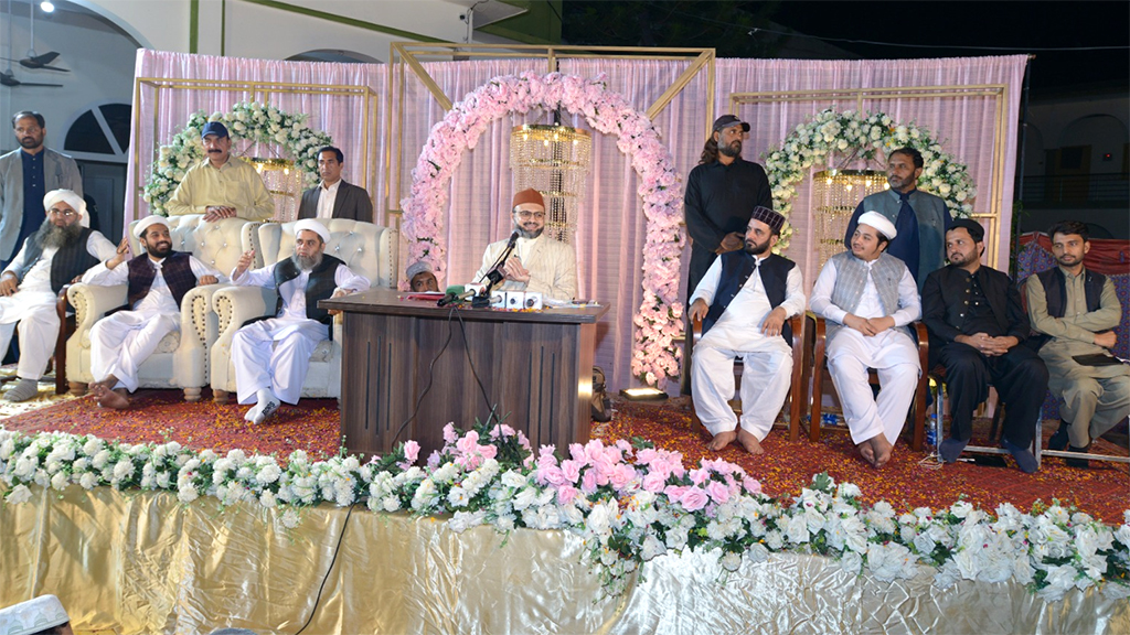 Dr Hassan Qadri addressing Ghous e Azam Conference in Dag Ismail Khyal-2024-1