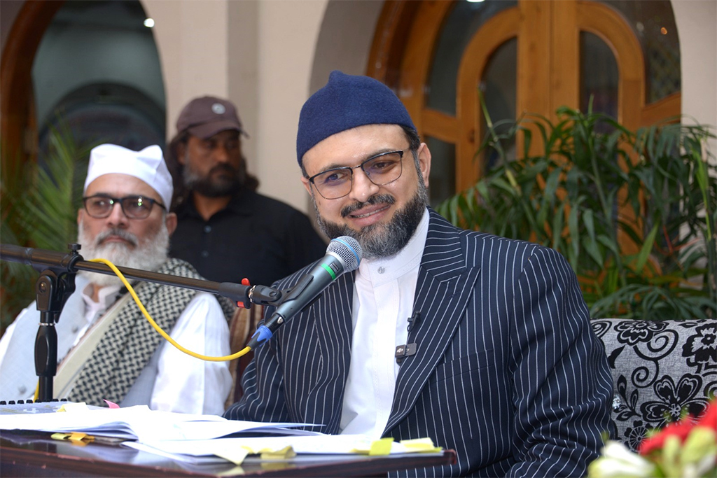 Dr Hassan Qadri addressing Khutba Jummah in Murshid Abad Peshawar