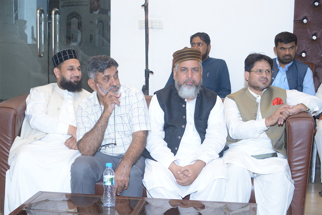 Dr Hassan Qadri meeting with Scholor of Minhaj and Senior Members of MQi Lahore