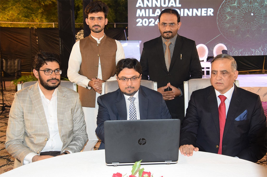 Dr Hassan Qadri participate Milad Dinner Minhaj University Lahore