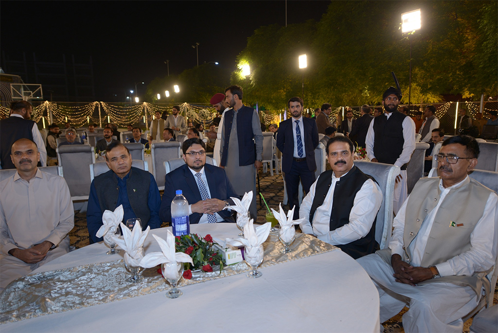 Dr Hassan Qadri participate Milad Dinner Minhaj University Lahore