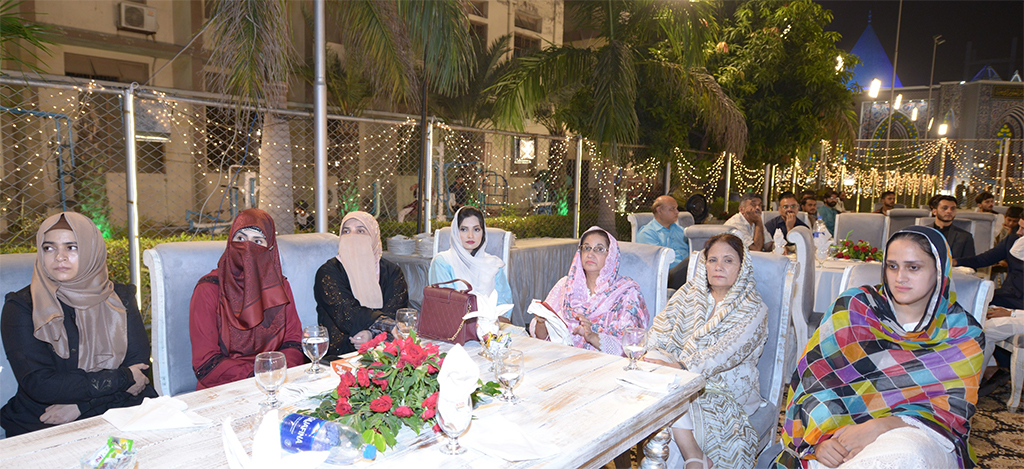 Dr Hassan Qadri participate Milad Dinner Minhaj University Lahore