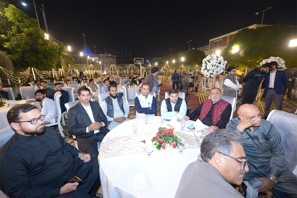 Dr Hassan Qadri participate Milad Dinner Minhaj University Lahore