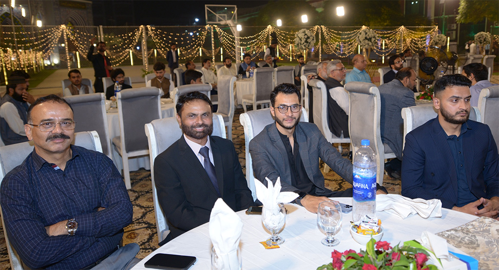 Dr Hassan Qadri participate Milad Dinner Minhaj University Lahore