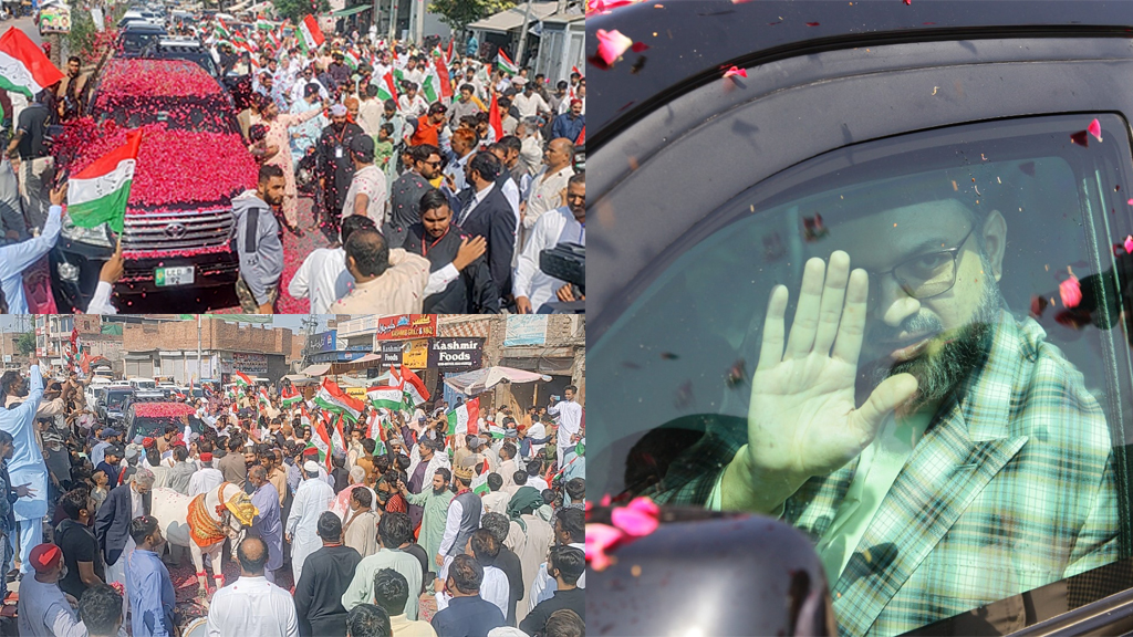 Dr Hassan Qadri received warm welcome on his arrival at Sheikhupura