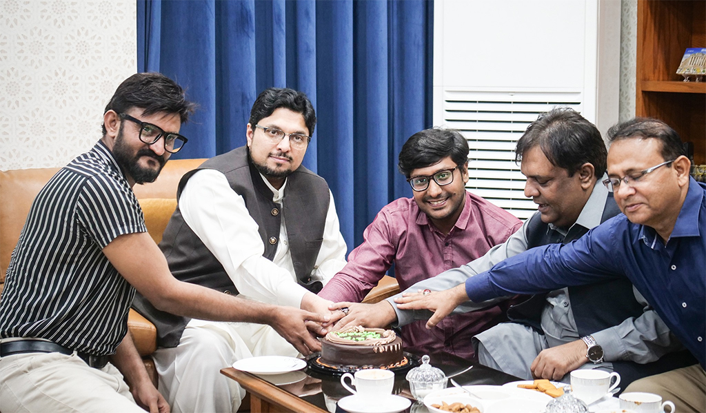 Dr Hussain Qadri Meeting with Hazrat Wasif Ali Wasif Son Kashif Mehmood-