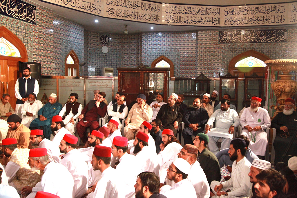 Dr Hussain Qadri Participate Dua Taqreeb in Gosha e Durood