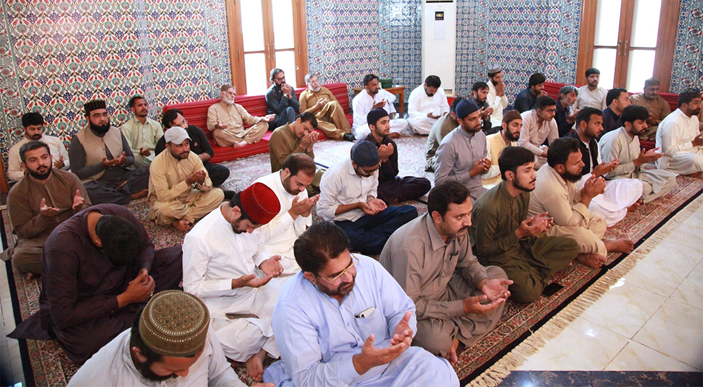 Dr Hussain Qadri Participate Dua Taqreeb in Gosha e Durood
