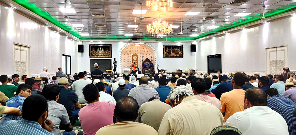 Dr Hussain Qadri adressing Khutaba Jummah at hong kong 2024