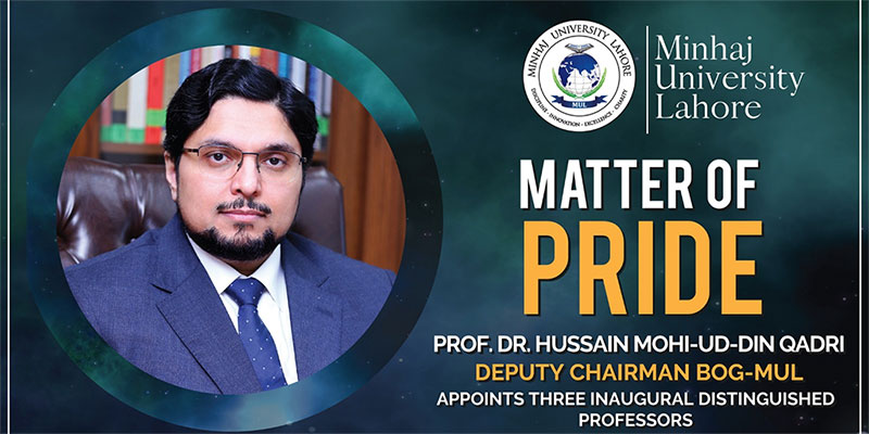 Former President of Maldives appointed professor for Minhaj University Lahore
