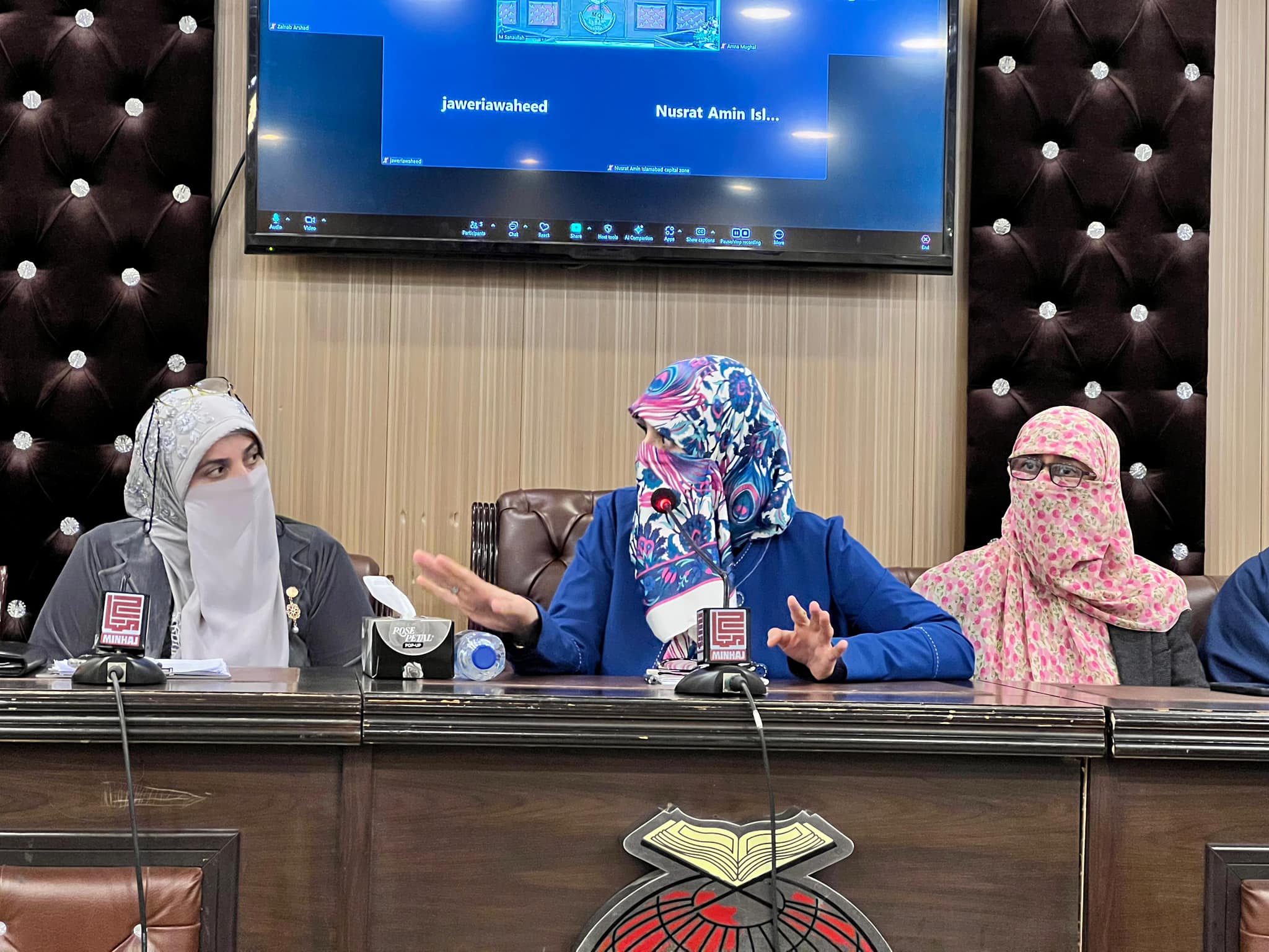 Dr Ghazala Qadri Meets MWL Leaders and Strategizes Al-Tarbiyah Camp