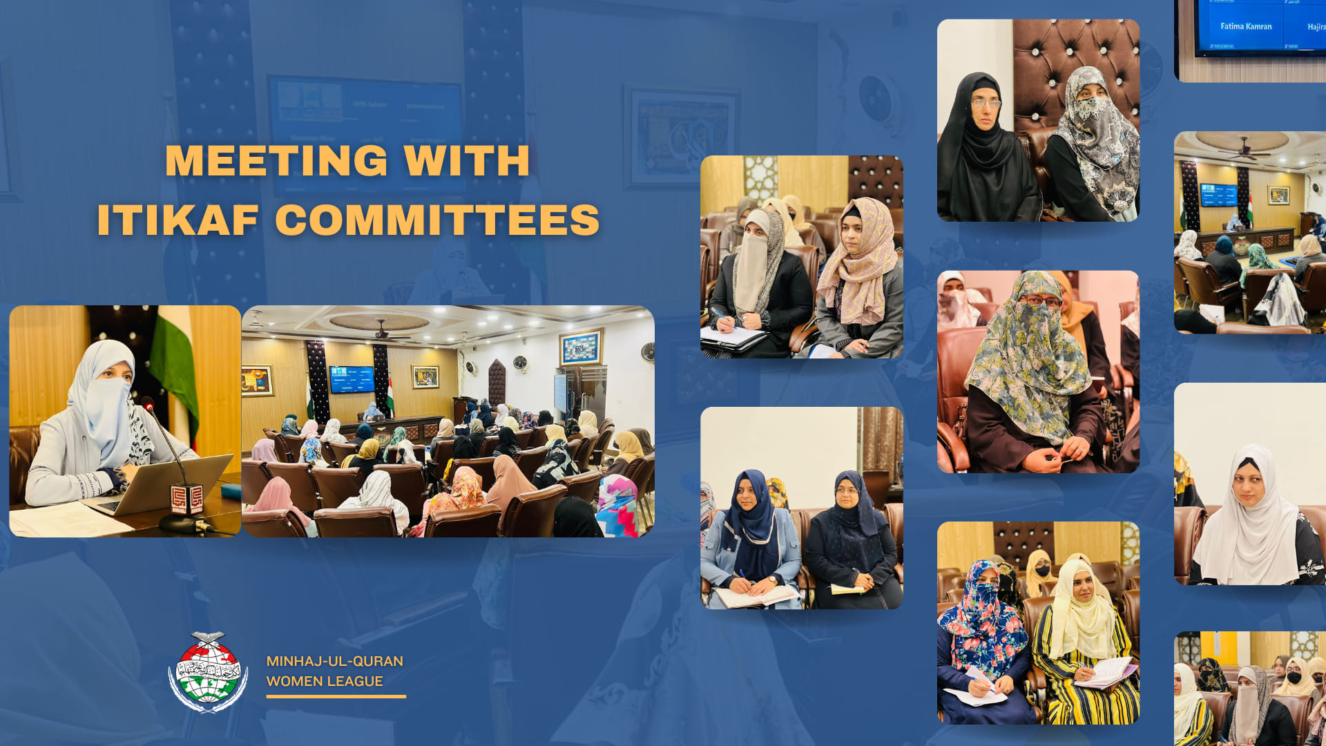 Meeting of 34 Women Itikaf Committees with Dr. Ghazala Qadri