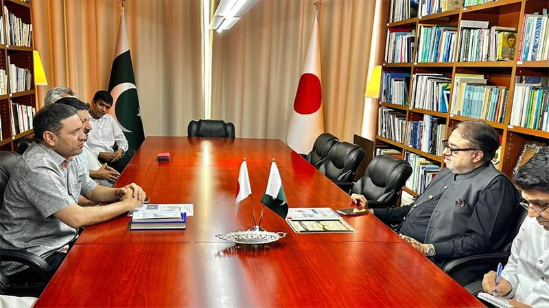 Members of MQi Japan meeting with Ambassador of Pakistan Raza Bashir Tard