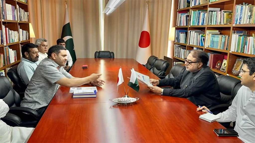 Members of MQi Japan meeting with Ambassador of Pakistan Raza Bashir Tard