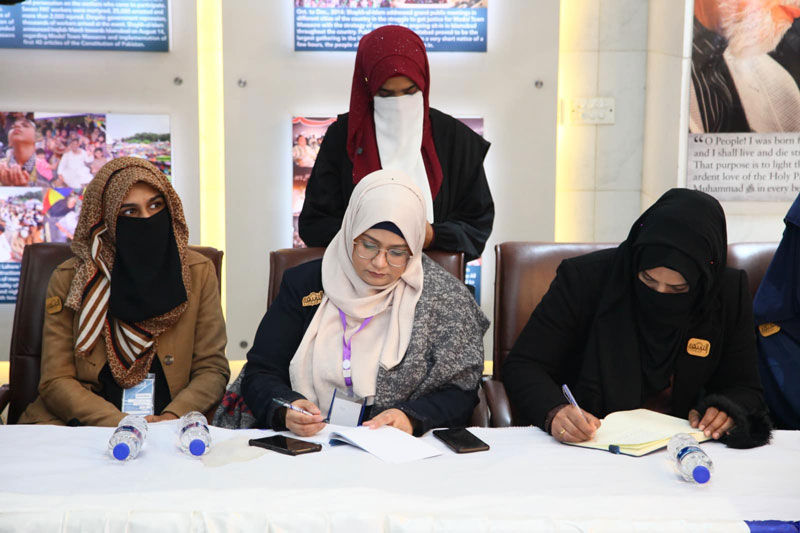 Dr Ghazala Qadri addressing Minhaj ul Quran Women League Al-Tarbiyah 2024 Camp Day2 2024