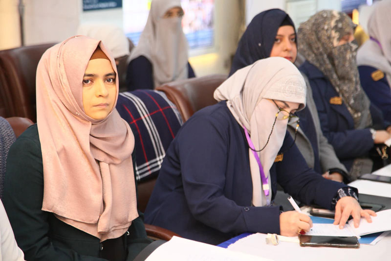 Dr Ghazala Qadri addressing Minhaj ul Quran Women League Al-Tarbiyah 2024 Camp Day2 2024