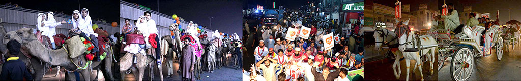 minhaj ul quran torch-bearing procession