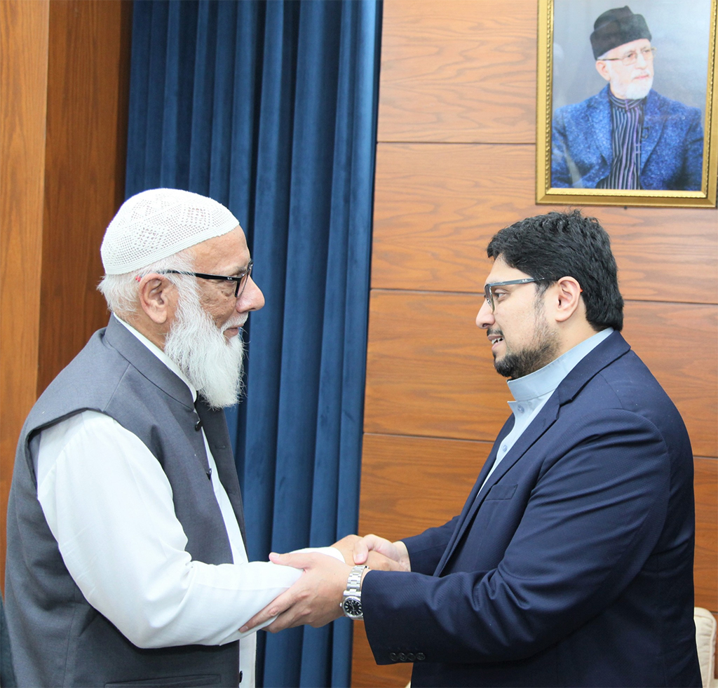 Prof Syed Badeudeen meeting with Dr Hussain Qadri