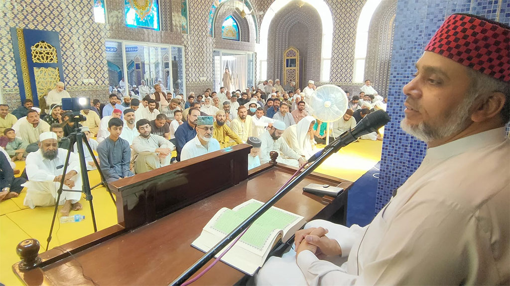 Rana Idrees Qadr Adressing Khutaba Jummah