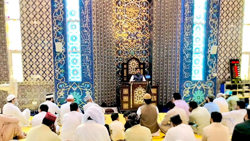 Rana-Idress-Qadri addressing khutba jumaah 2024