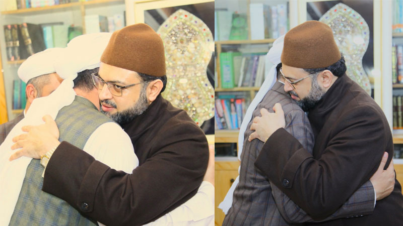 Sahibzada Pir Saeed Hussain Qadri meets with Dr Hassan Qadri