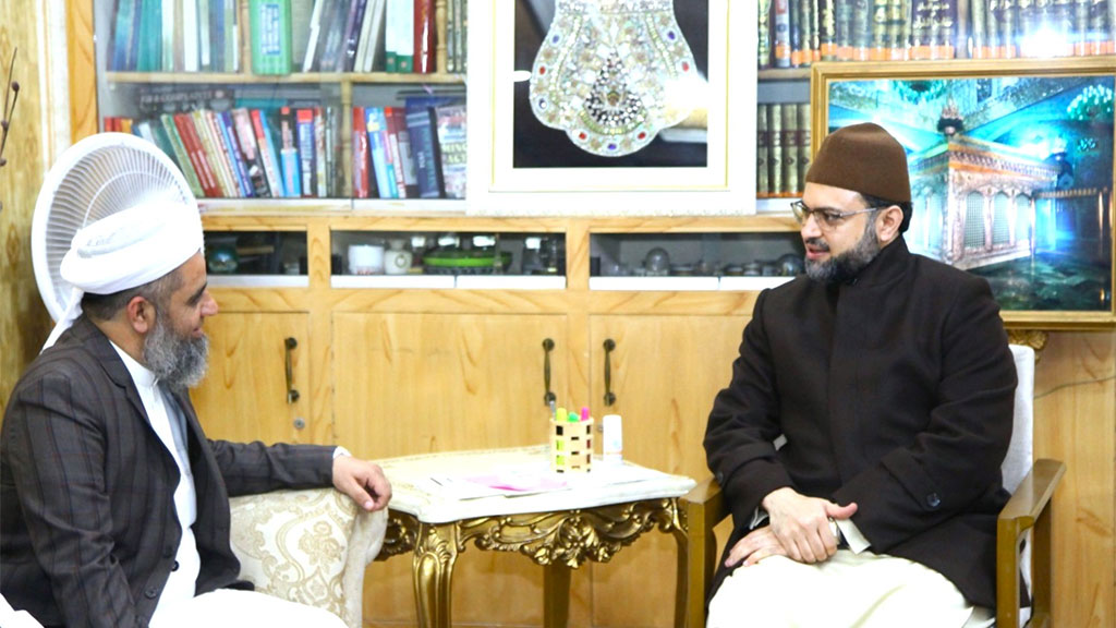 Sahibzada Pir Saeed Hussain Qadri meets with Dr Hassan Qadri