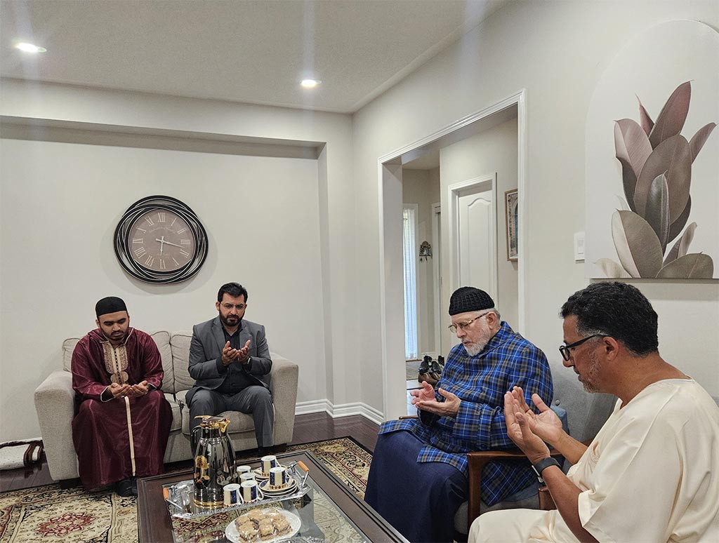 Shaykh ul islam Dr Tahir Qadri met with Shaykh Nasir Saleemi in Canada