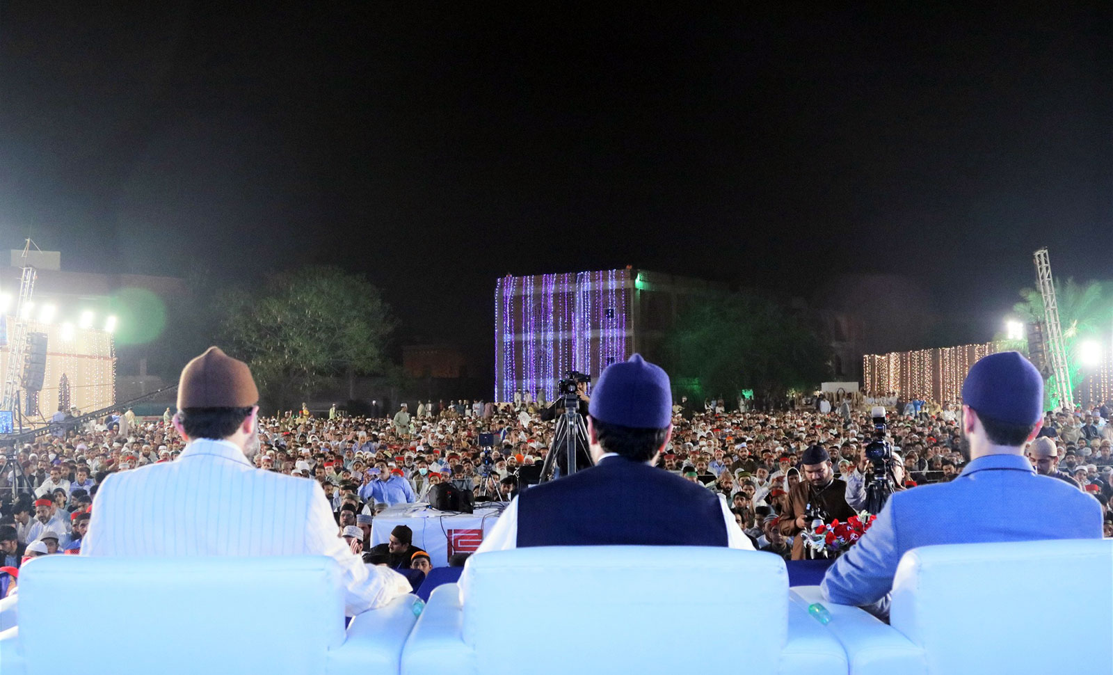 Dr Tahir ul Qadri delivers the final address on Why Believe in God and Why Follow Religion at Itikaf City 2024