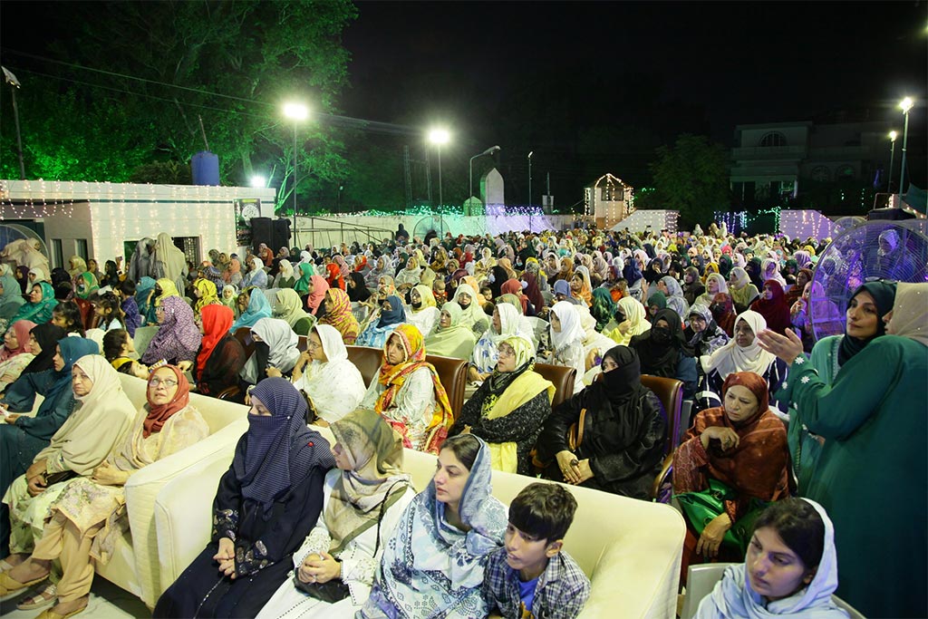 Ziyafat e Milad at Markaz Minhaj ul Quran Lahore under Minhaj Women Leauge