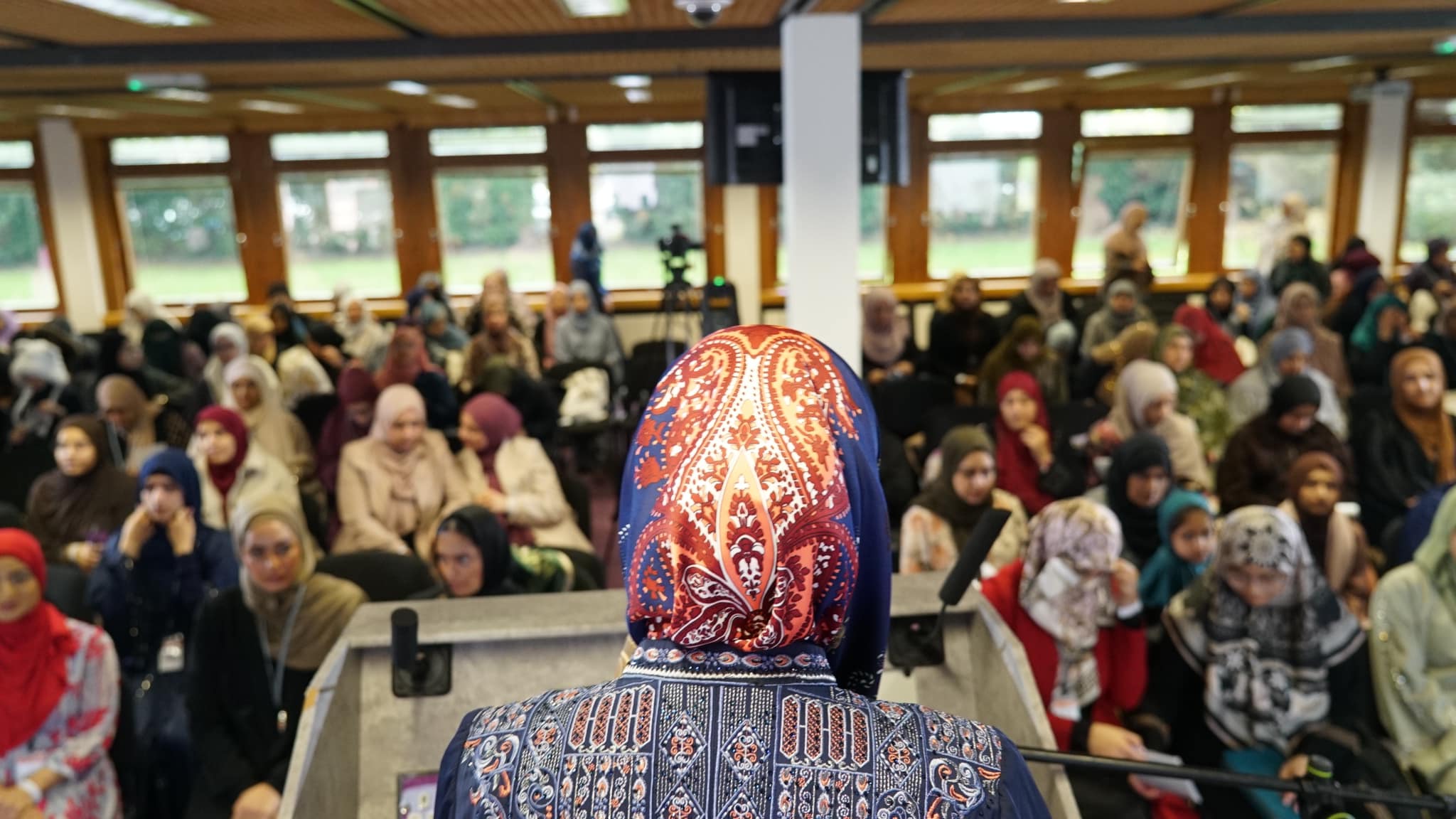 Dr Ghazala Qadri addressing Al-Tazkiya 2024 2nd Day