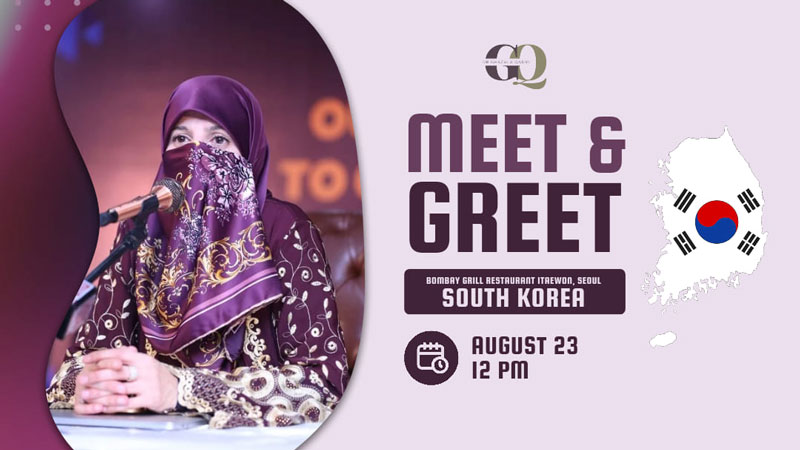 dr ghazala qadri meet and greet session in south korea