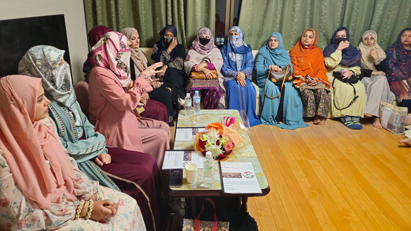 dr ghazala qadri addresses tarbiati nashist in japan