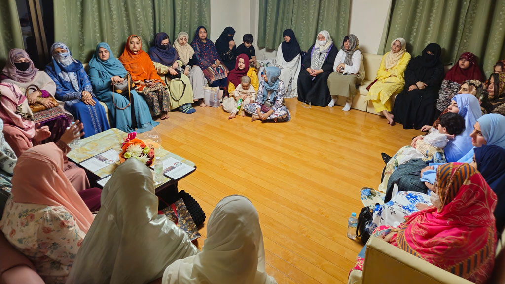 dr ghazala qadri addresses tarbiati nashist in japan