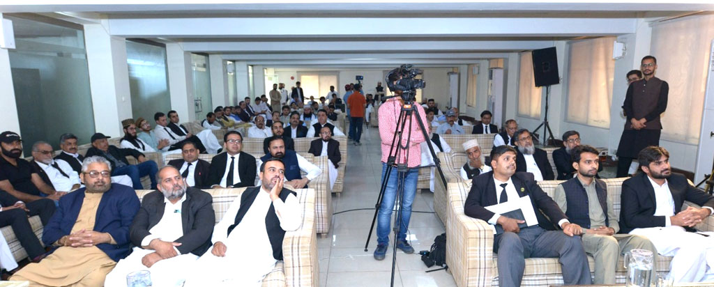 dr hassan qadri addresses peshawar highcourt