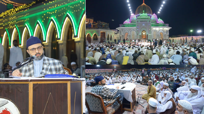 dr hassan qadri addresses at urs of hazrat zinda pir