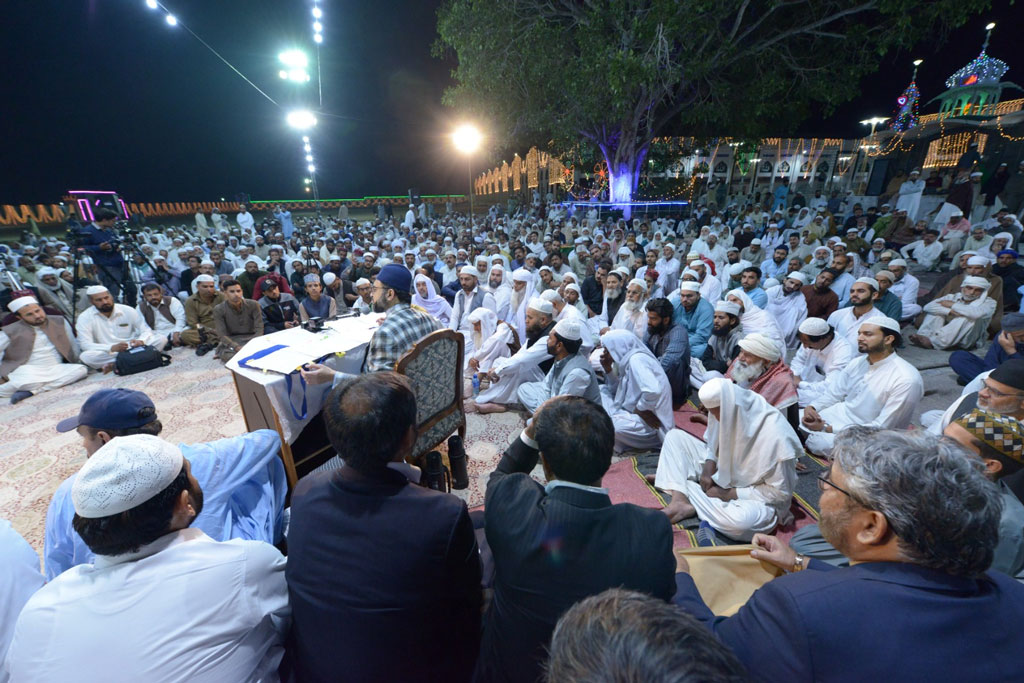 dr hassan qadri addresses at urs of hazrat zinda pir