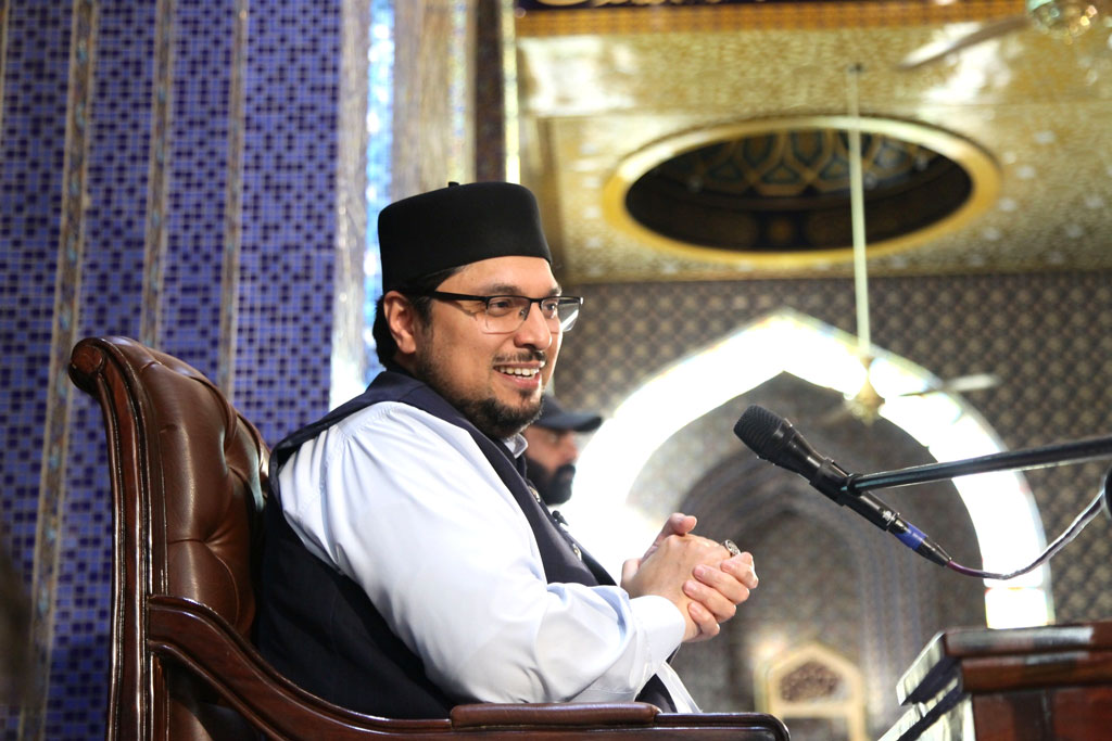 dr hussain qadri addresses friday sermon