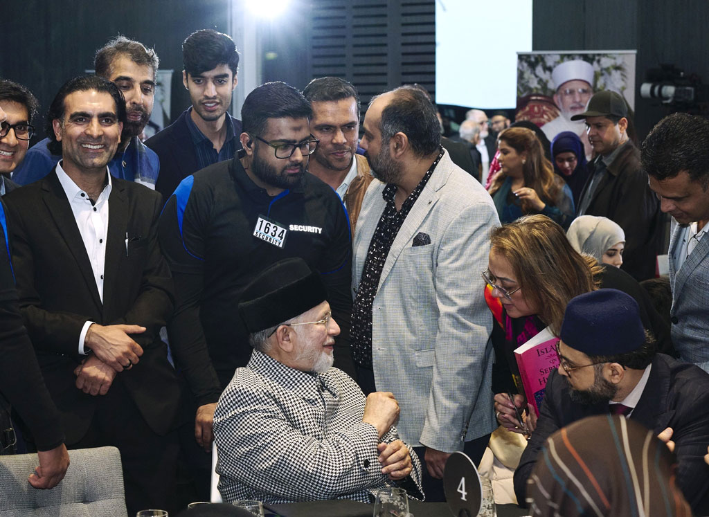 dr tahir ul qadri attends meet and greet session