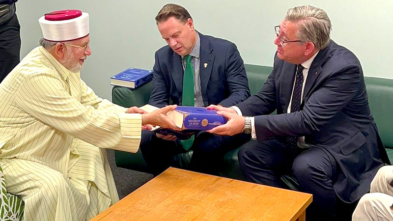 dr tahir ul qadri meet australian leaders