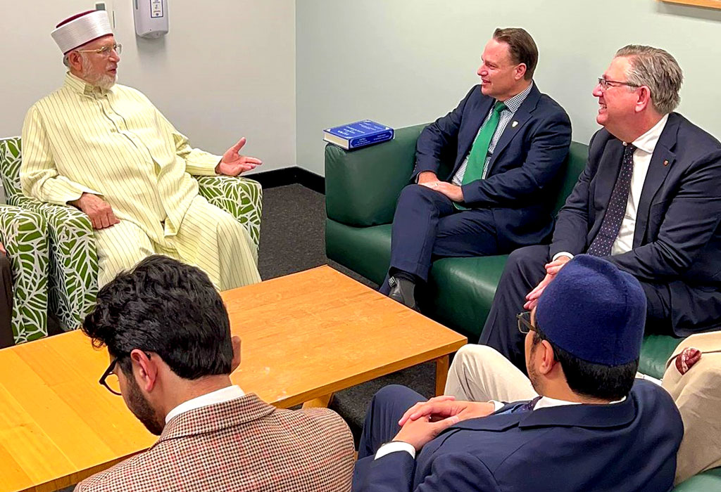 dr tahir ul qadri meet australian leaders