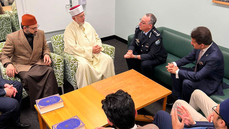 dr tahir ul qadri meet australian personalities