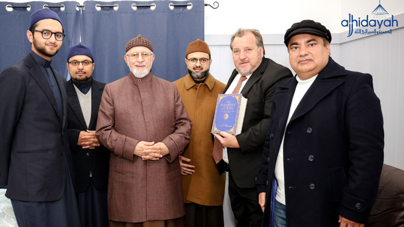 dr tahir ul qadri met with dr rob mitchell