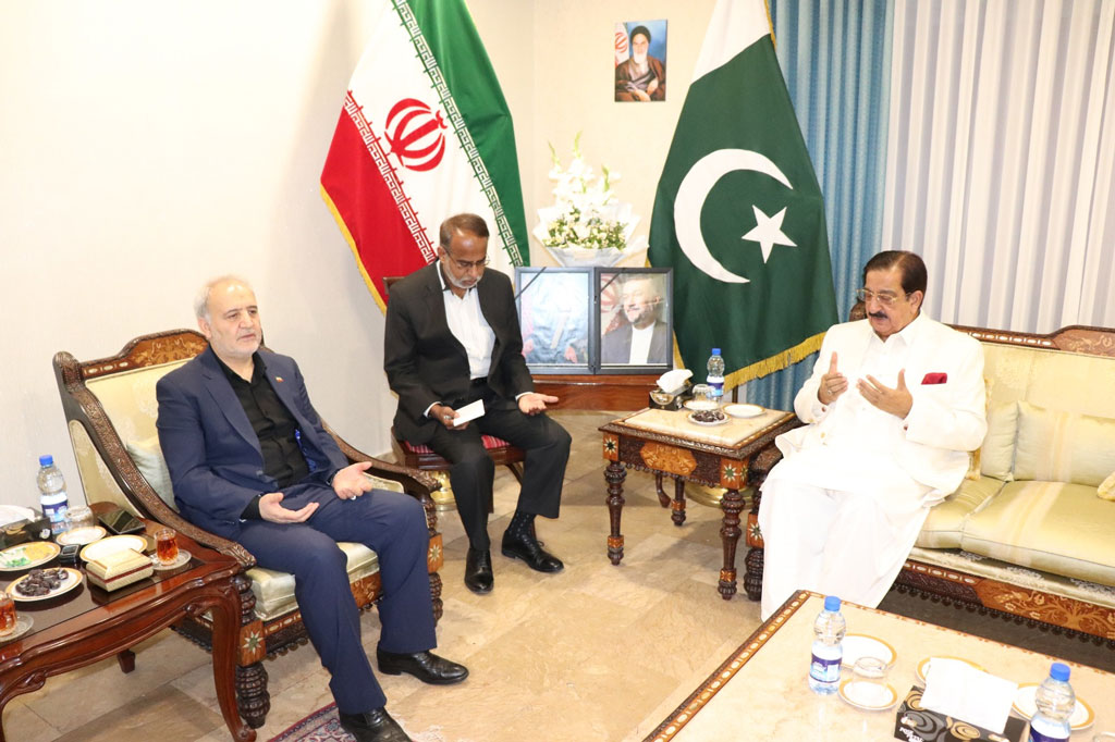 khurram nawaz gundapur meets iran ambassadar