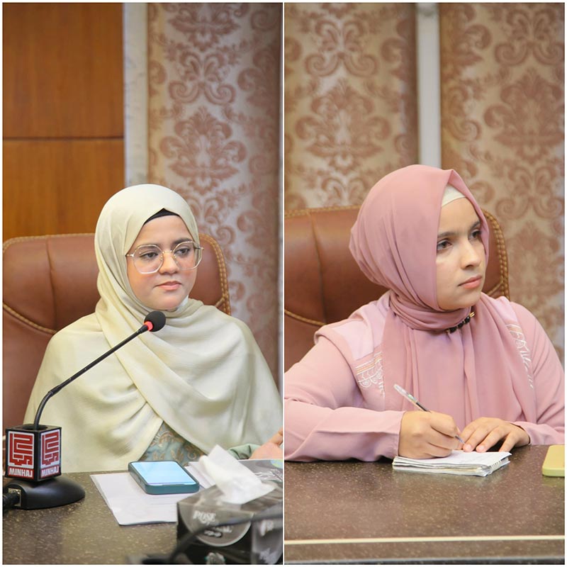 Annual Progress & Action Plan Presented by Mustafavi Sisters in Meeting with Dr. Ghazala Qadri