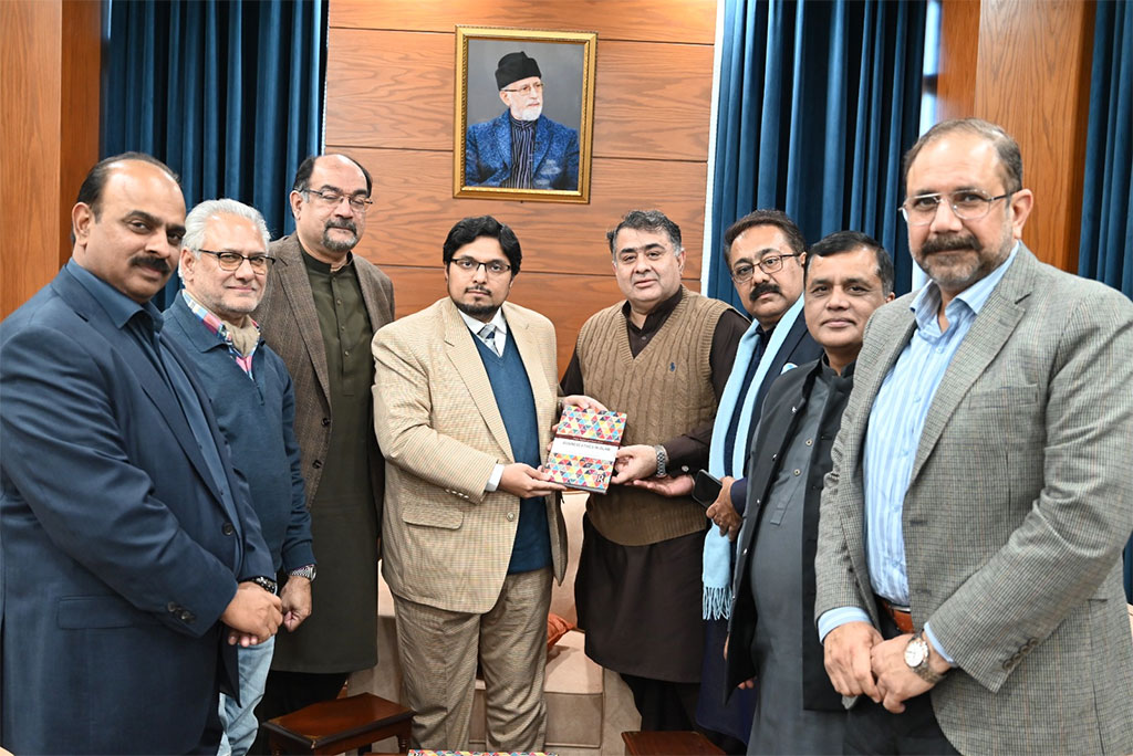 Delegation of traders and industrialists met with Dr Hussain Qadri