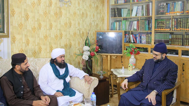 Dr Hassan Mohi-ud-Din Qadri Meeting Allama Abu Hashim Mithal Sain Lahore