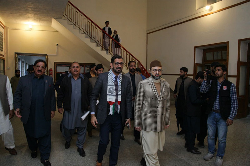 Dr Hassan Mohyuddin Qadri visit Abbottabad public school
