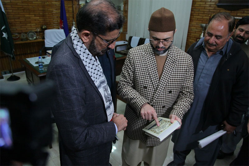 Dr Hassan Mohyuddin Qadri visit Abbottabad public school