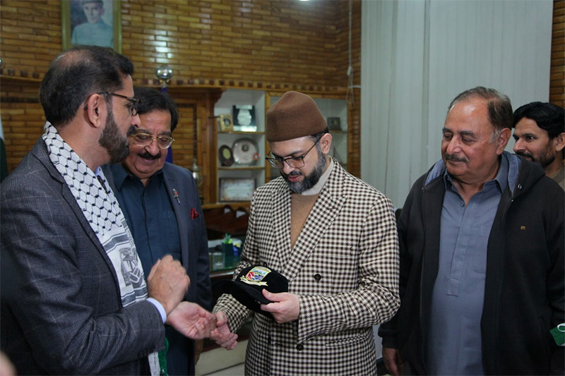 Dr Hassan Mohyuddin Qadri visit Abbottabad public school